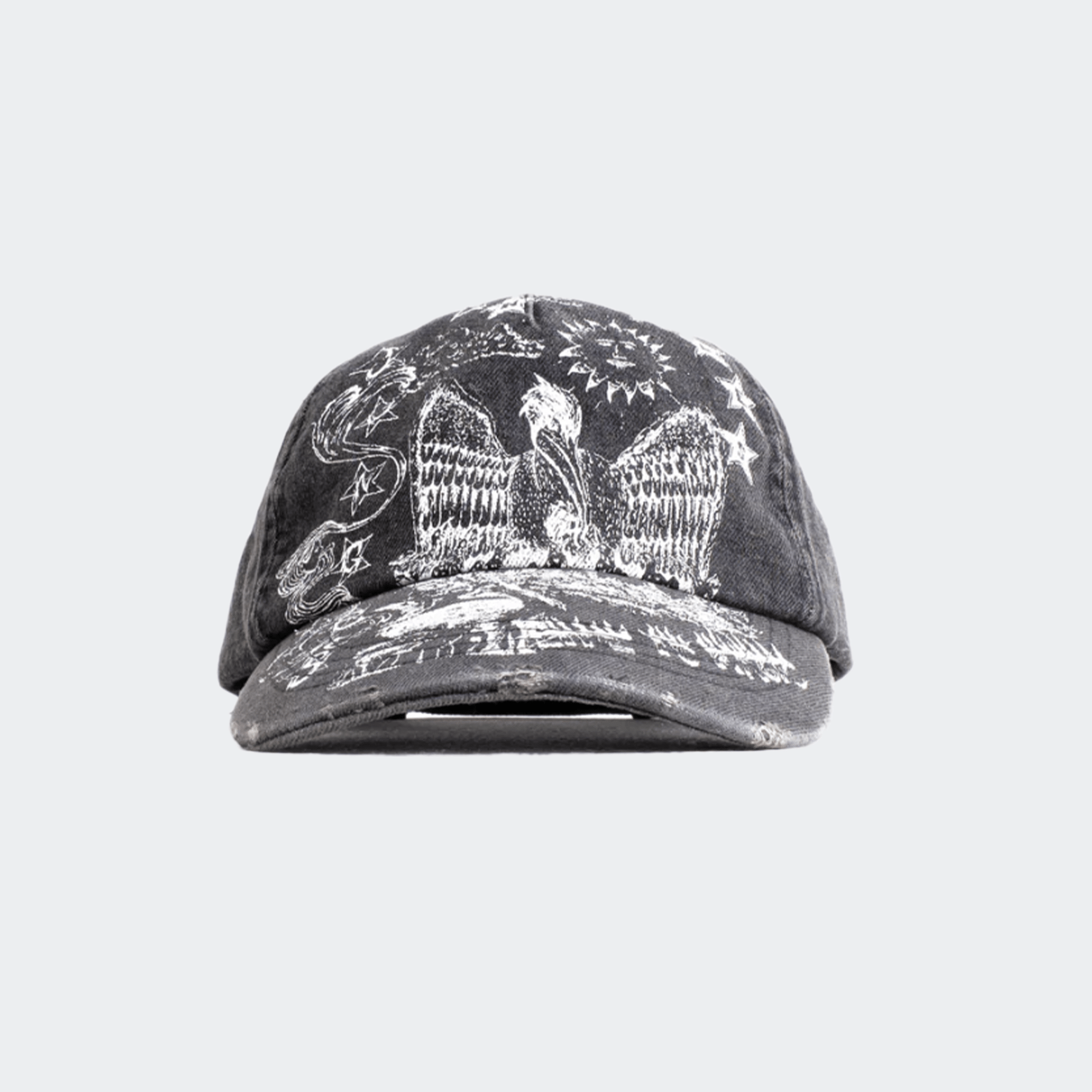 Jungles Life Is Magick Cap - Distressed Black - Jungles - State Of Play