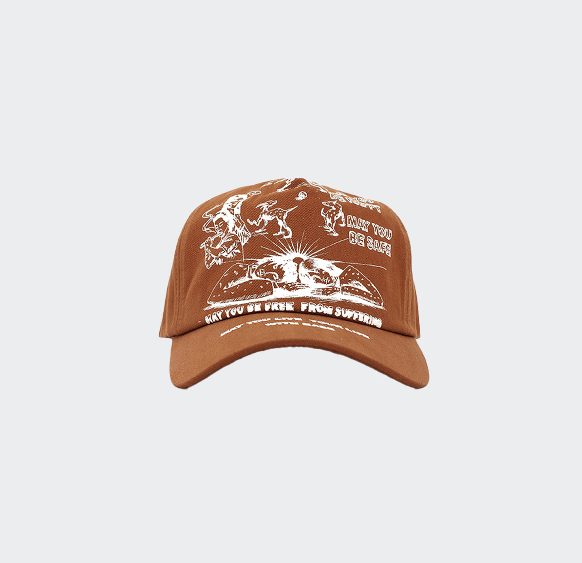 Jungles Live Your Life With Ease Trucker Cap - Brown - Jungles - State Of Play