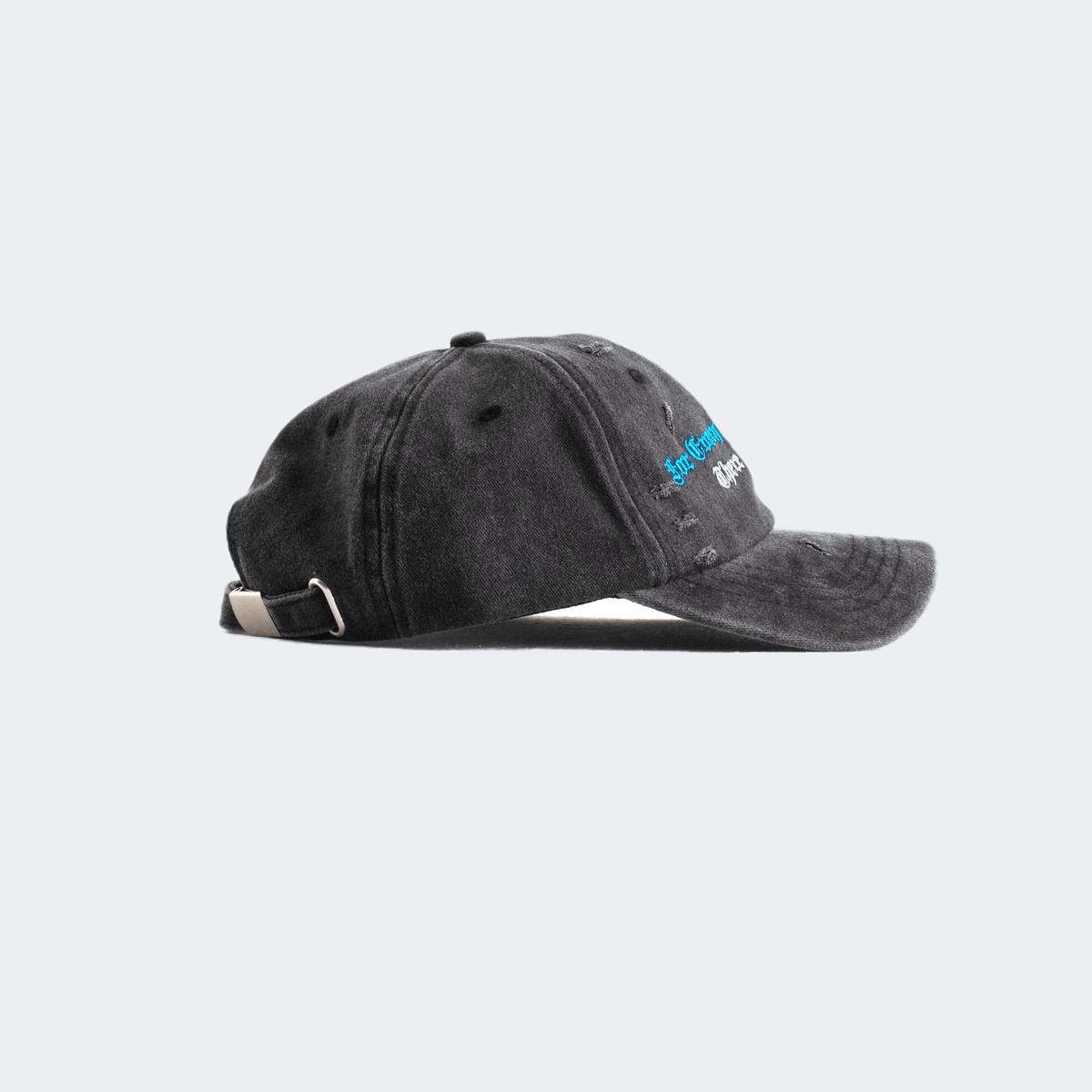 Jungles Solutions 6 Panel Cap - Washed Black - Jungles - State Of Play