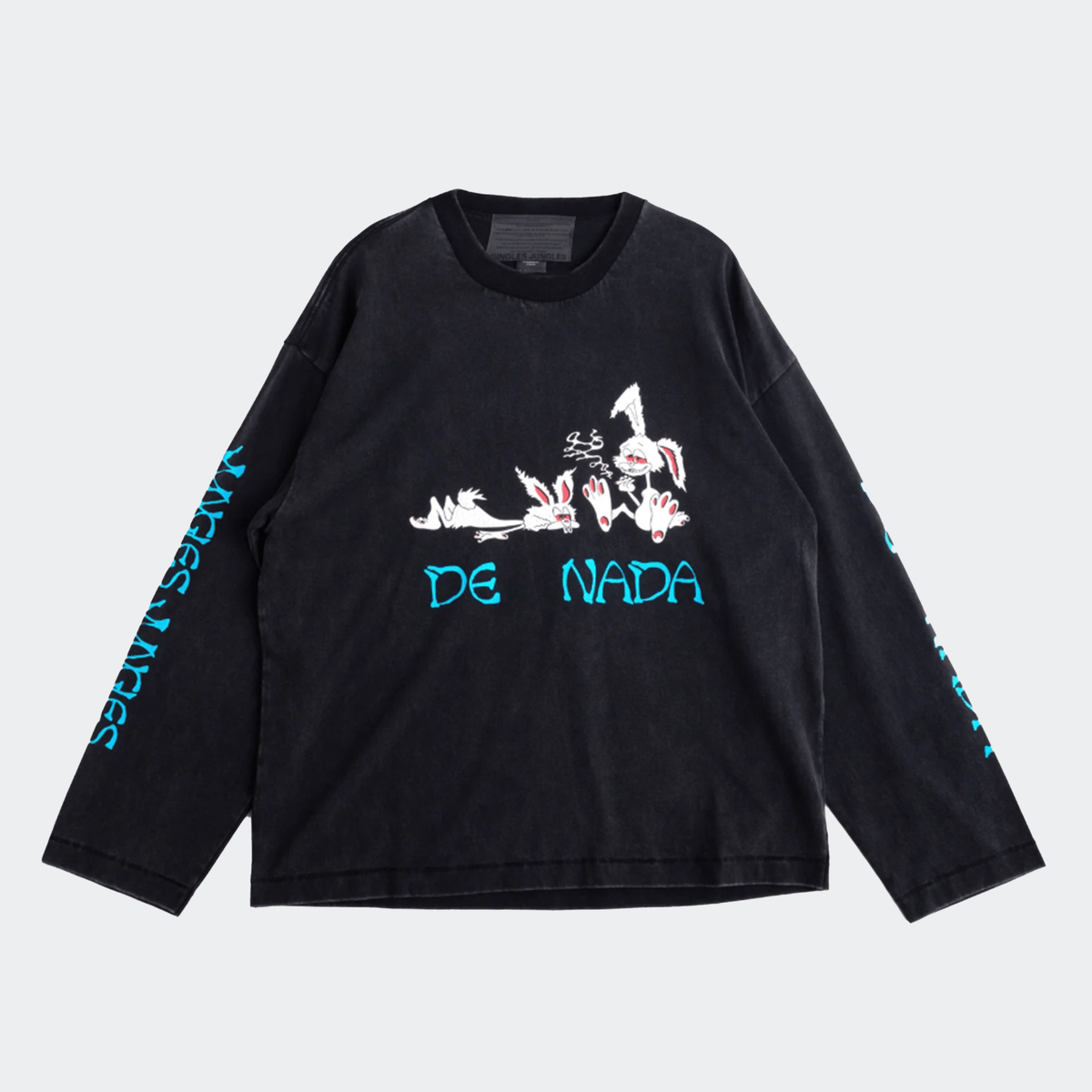 Jungles De Nada Long Sleeve Tee - Vintage Black - Jungles - State Of Play