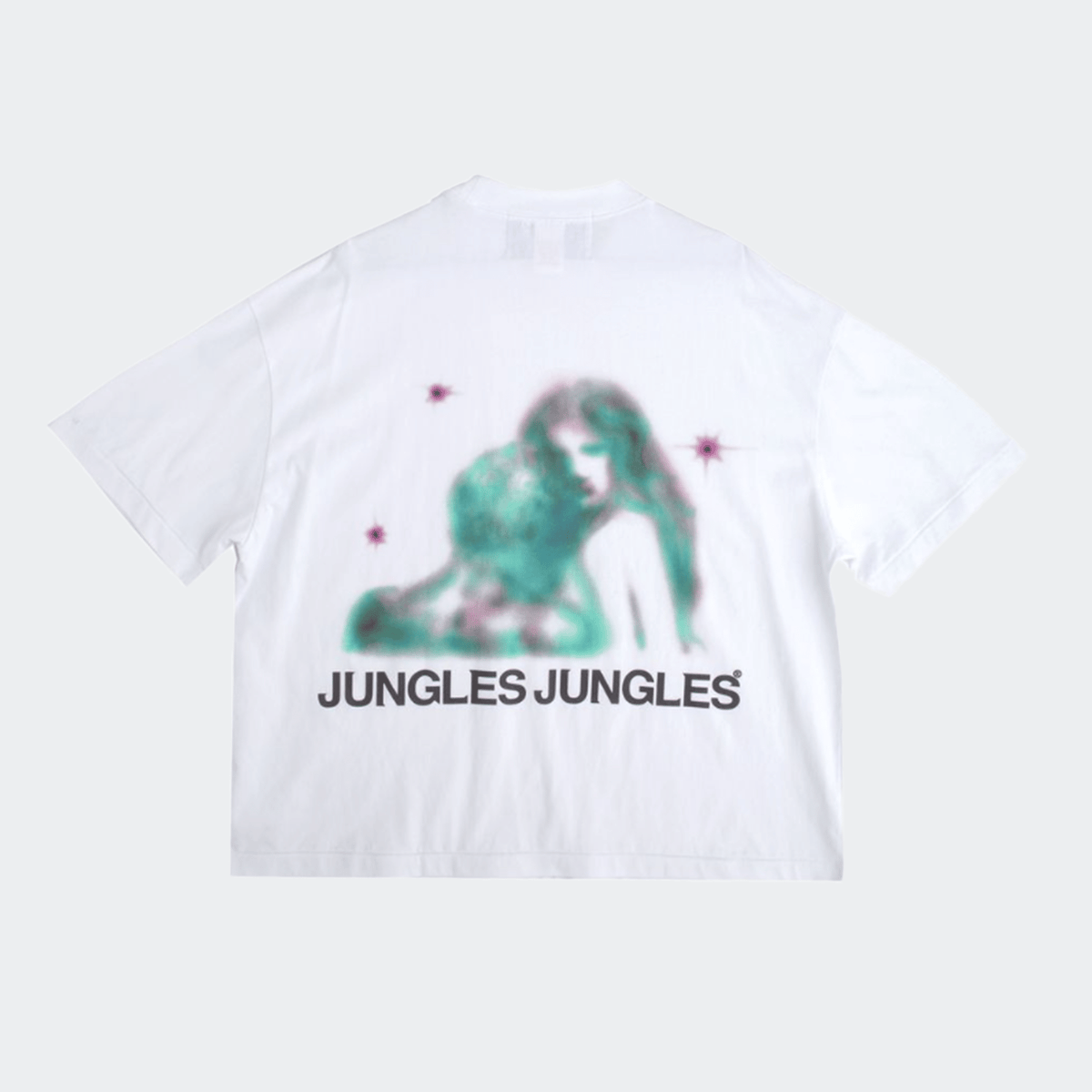 Jungles Embrace Short Sleeve Tee - White - Jungles - State Of Play