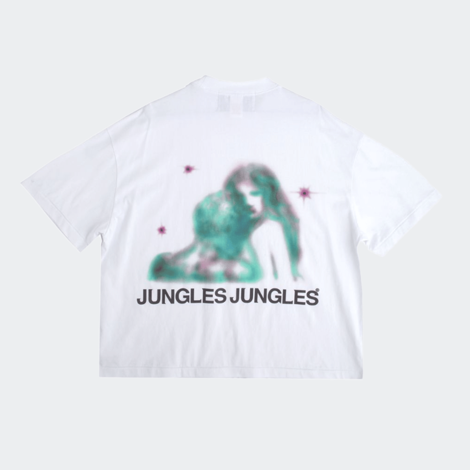 Jungles Embrace Short Sleeve Tee - White - Jungles - State Of Play