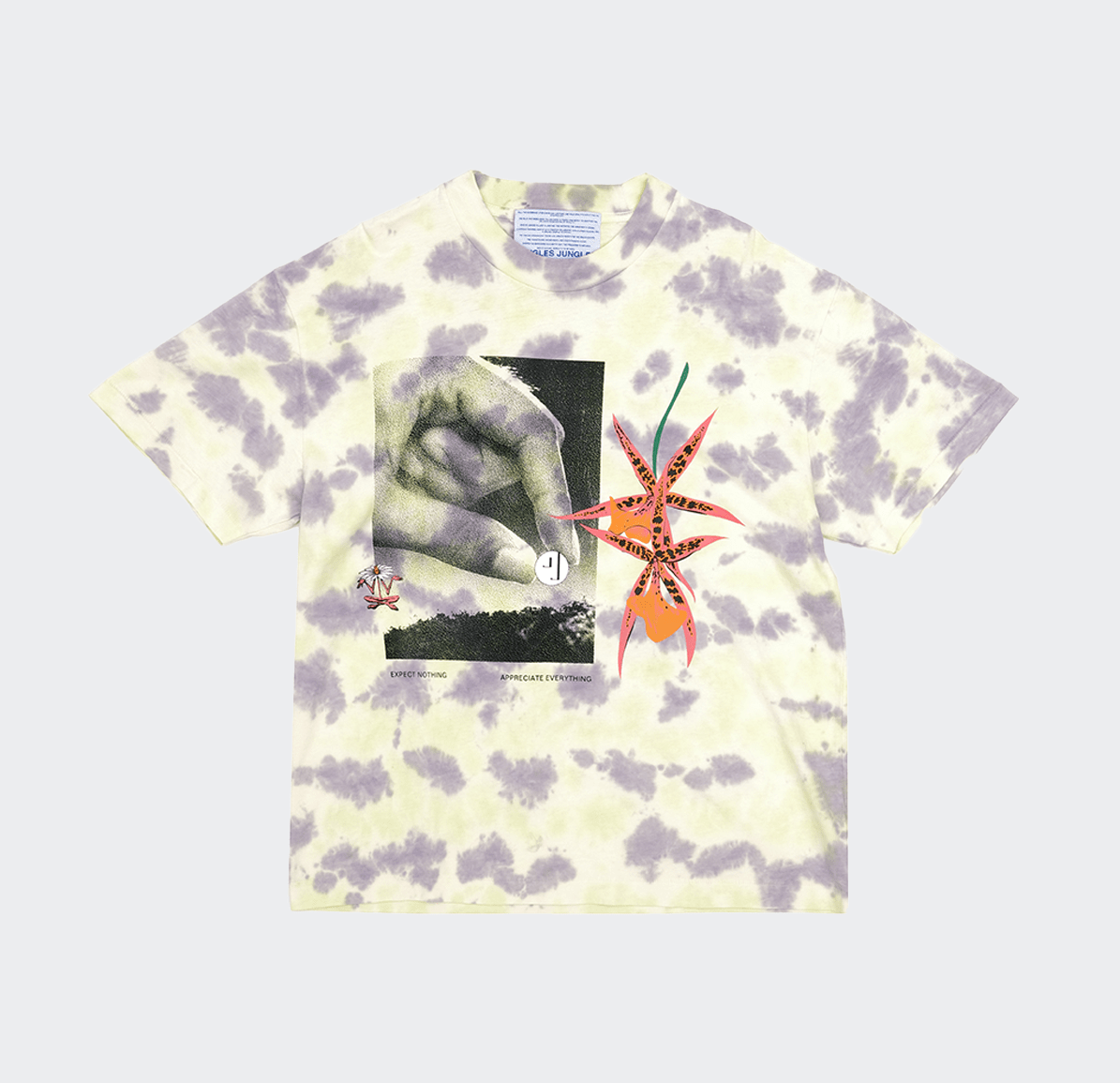 Jungles Expect Nothing Short Sleeve Tee - Tie Dye - Jungles - State Of Play