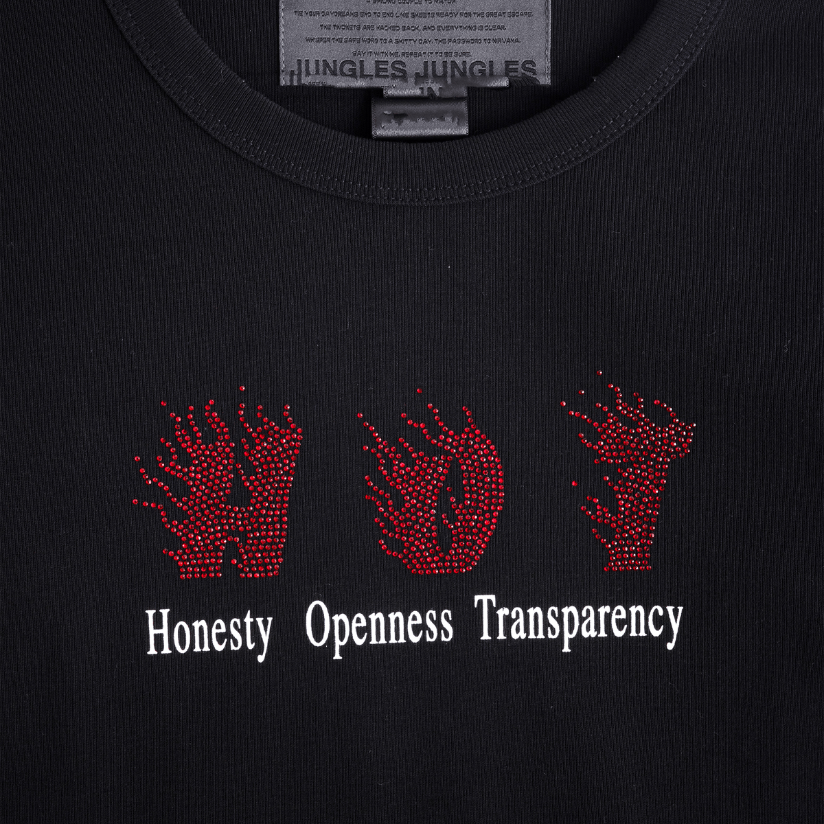 Jungles Hot Fitted Long Sleeve Tee - Black - Jungles - State Of Play