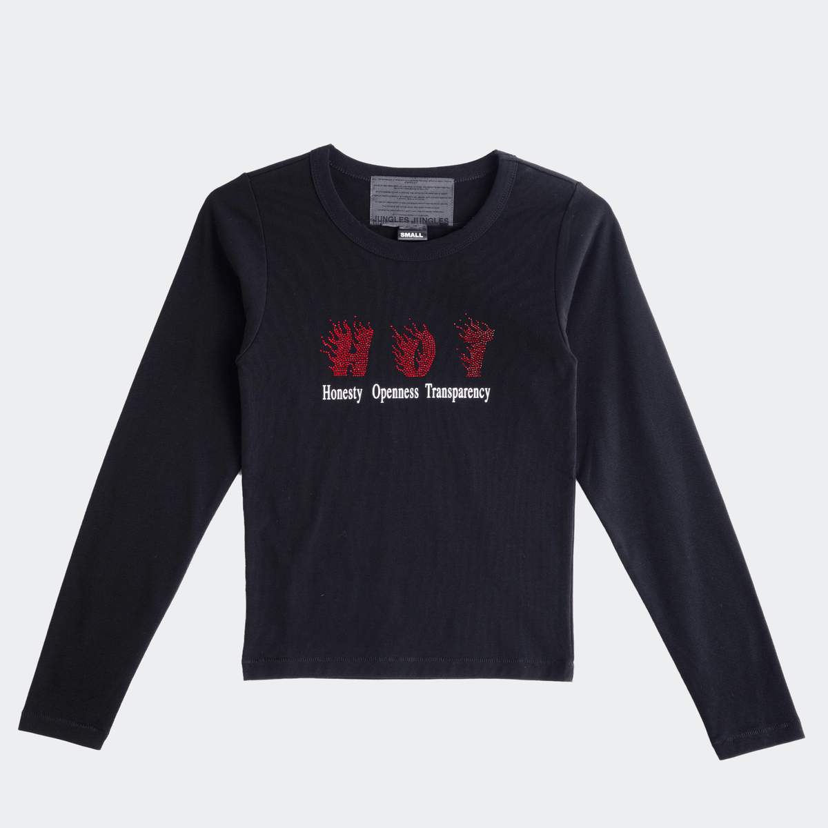 Jungles Hot Fitted Long Sleeve Tee - Black - Jungles - State Of Play