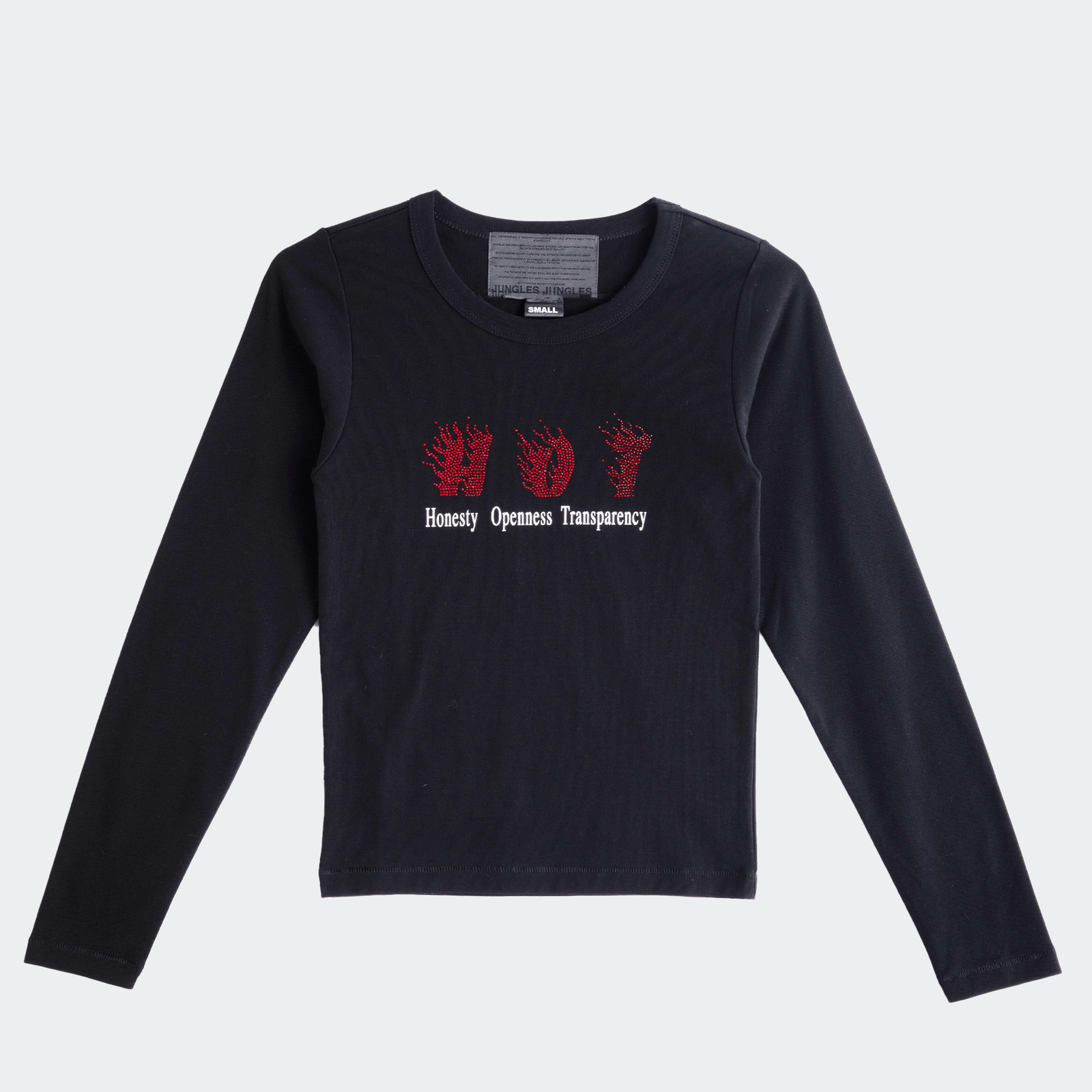 Jungles Hot Fitted Long Sleeve Tee - Black - Jungles - State Of Play