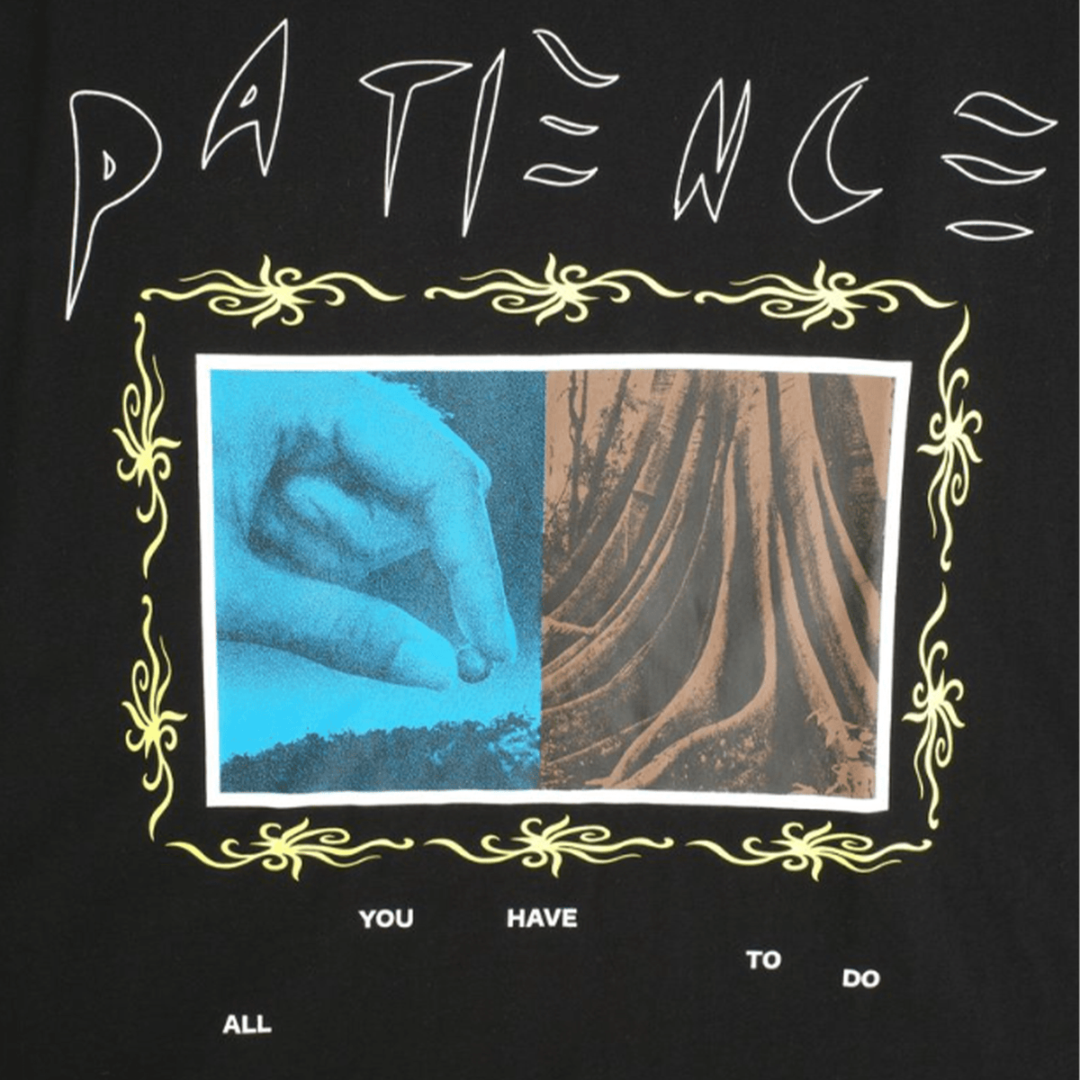 Jungles Patience Short Sleeve Tee - Black - Jungles - State Of Play