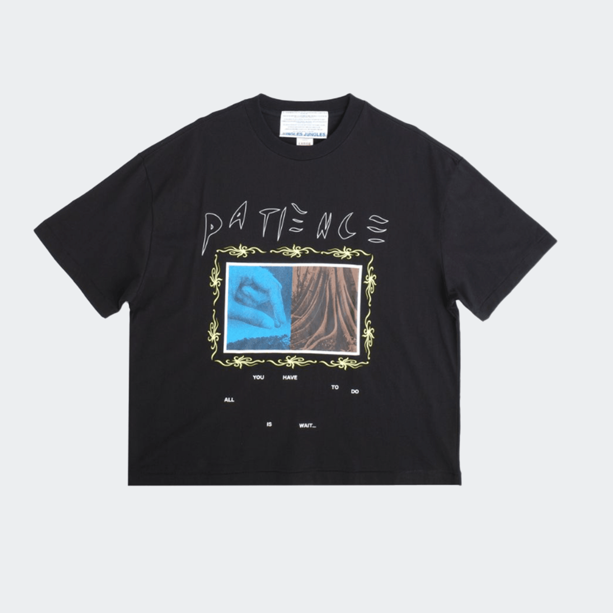 Jungles Patience Short Sleeve Tee - Black - Jungles - State Of Play