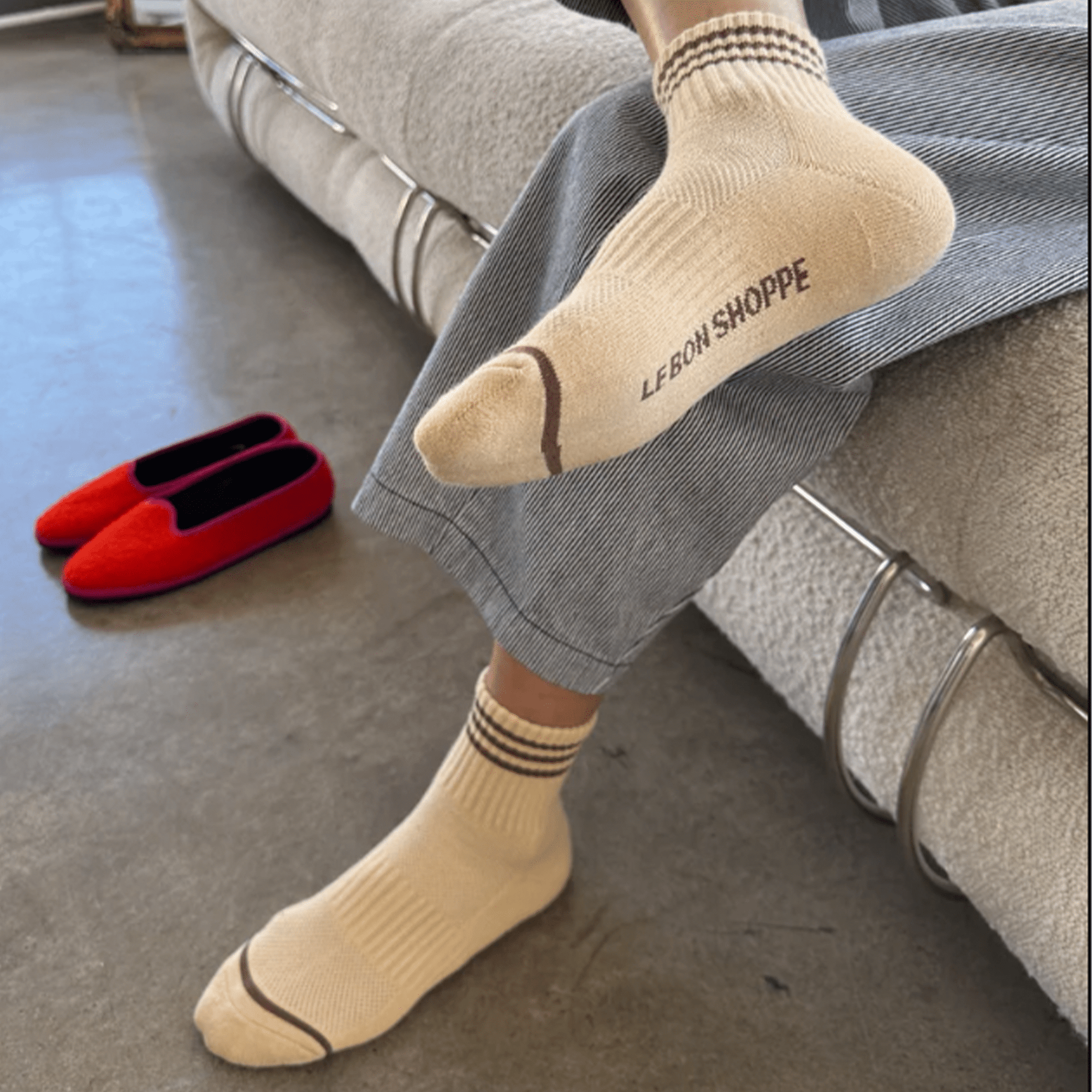 Le Bon Shoppe Girlfriend Sock - Daisy - Le Bon Shoppe - State Of Play