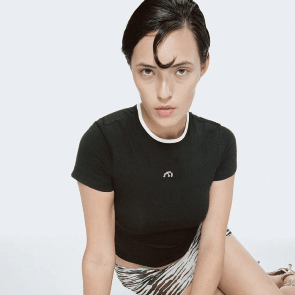 Miaou Mini Tee - Black - Miaou - State Of Play