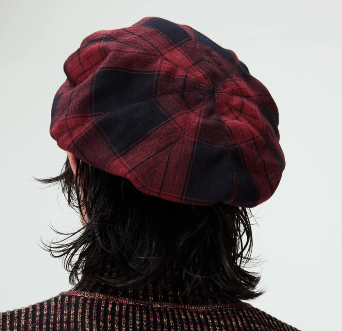 Perks And Mini Check Beret - Earth Red Check - P.A.M. - State Of Play