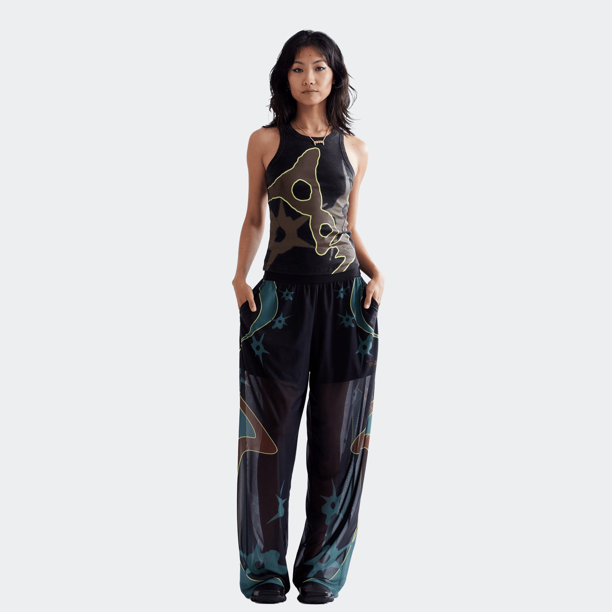 Perks And Mini Slam Tilt Mesh Pant - Multi - P.A.M. - State Of Play