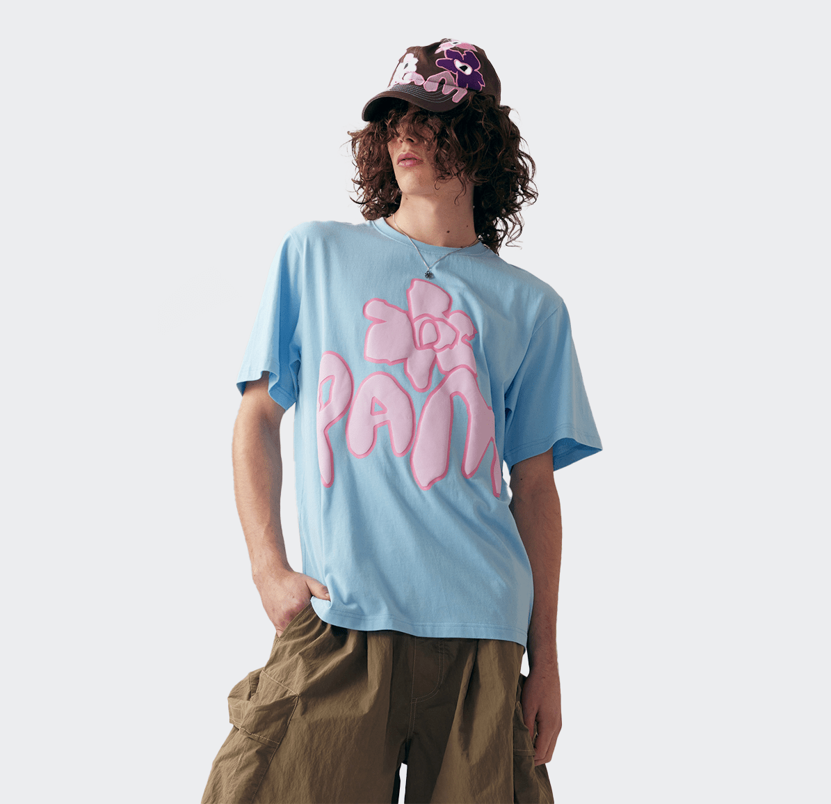 Perks And Mini 3 Is A Magic Number Short Sleeve Tee - Blue Mist - P.A.M. - State Of Play