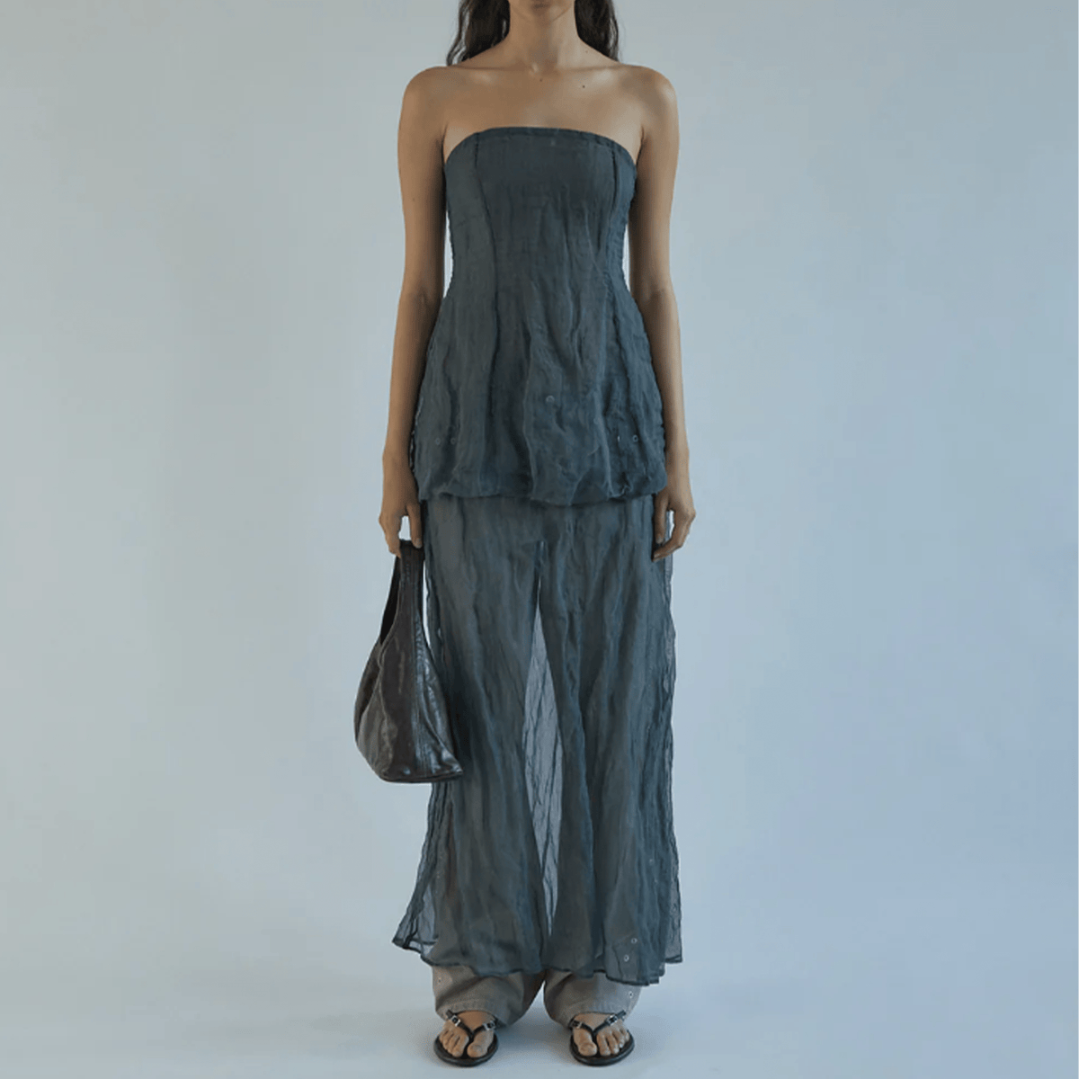 Paloma Wool Mansino Dress - Dark Grey - Paloma Wool - State Of Play