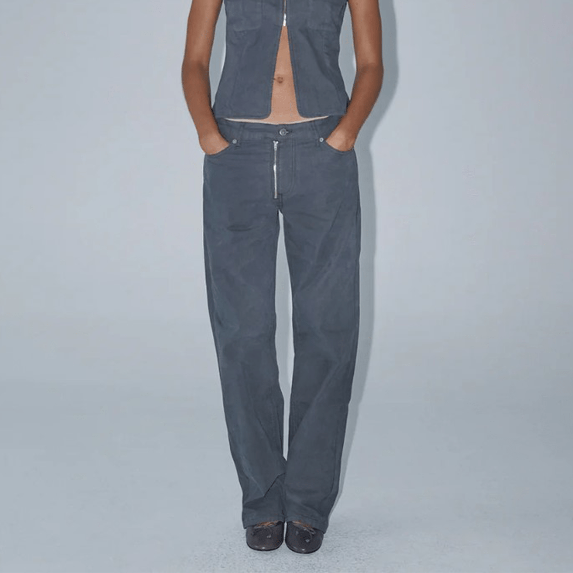 【関税込み】Paloma Wool グレー Asia ジーンズ Paloma Wool Asia Pant - Grey - State Of Play