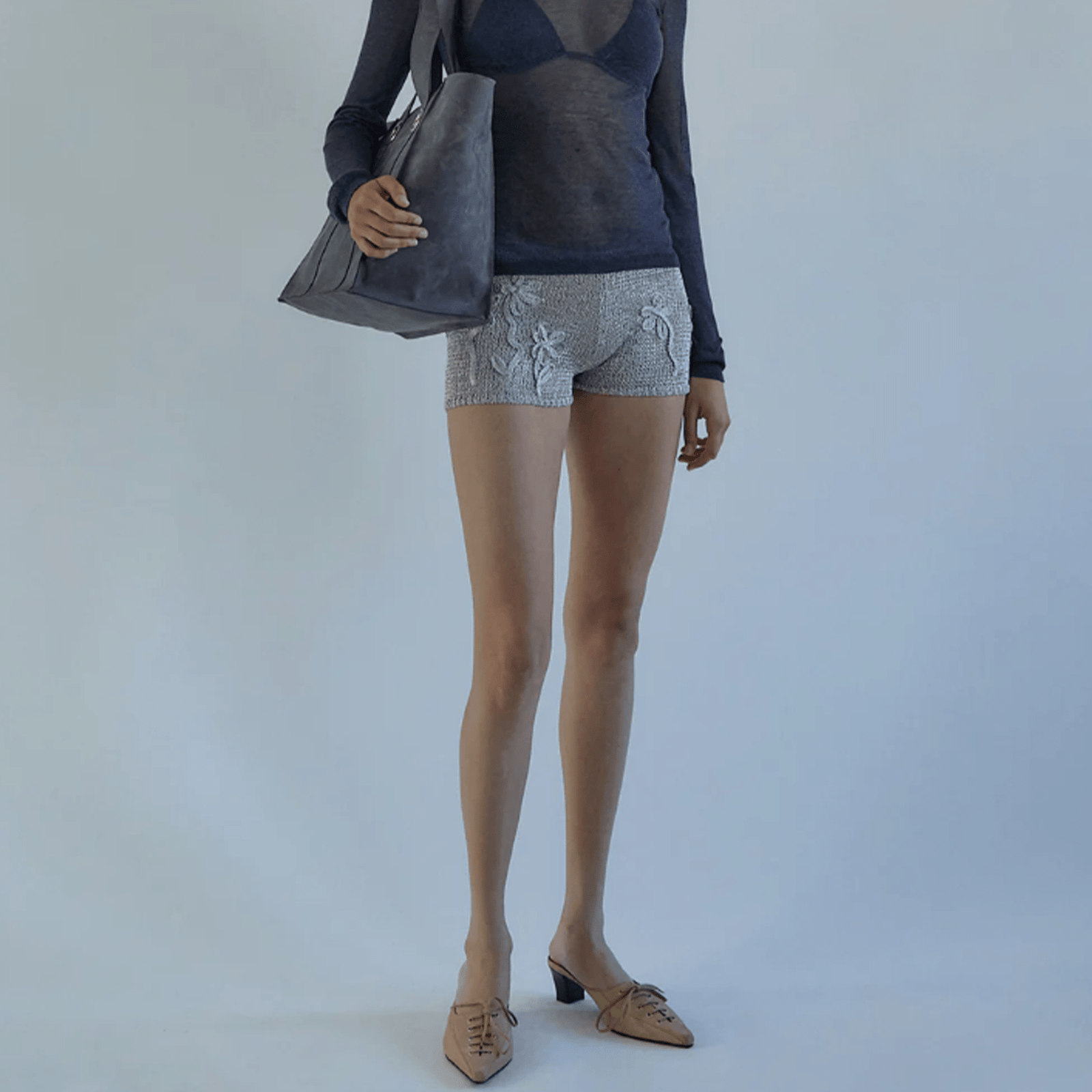 Paloma Wool Zed Shorts - Light Grey - Paloma Wool - State Of Play