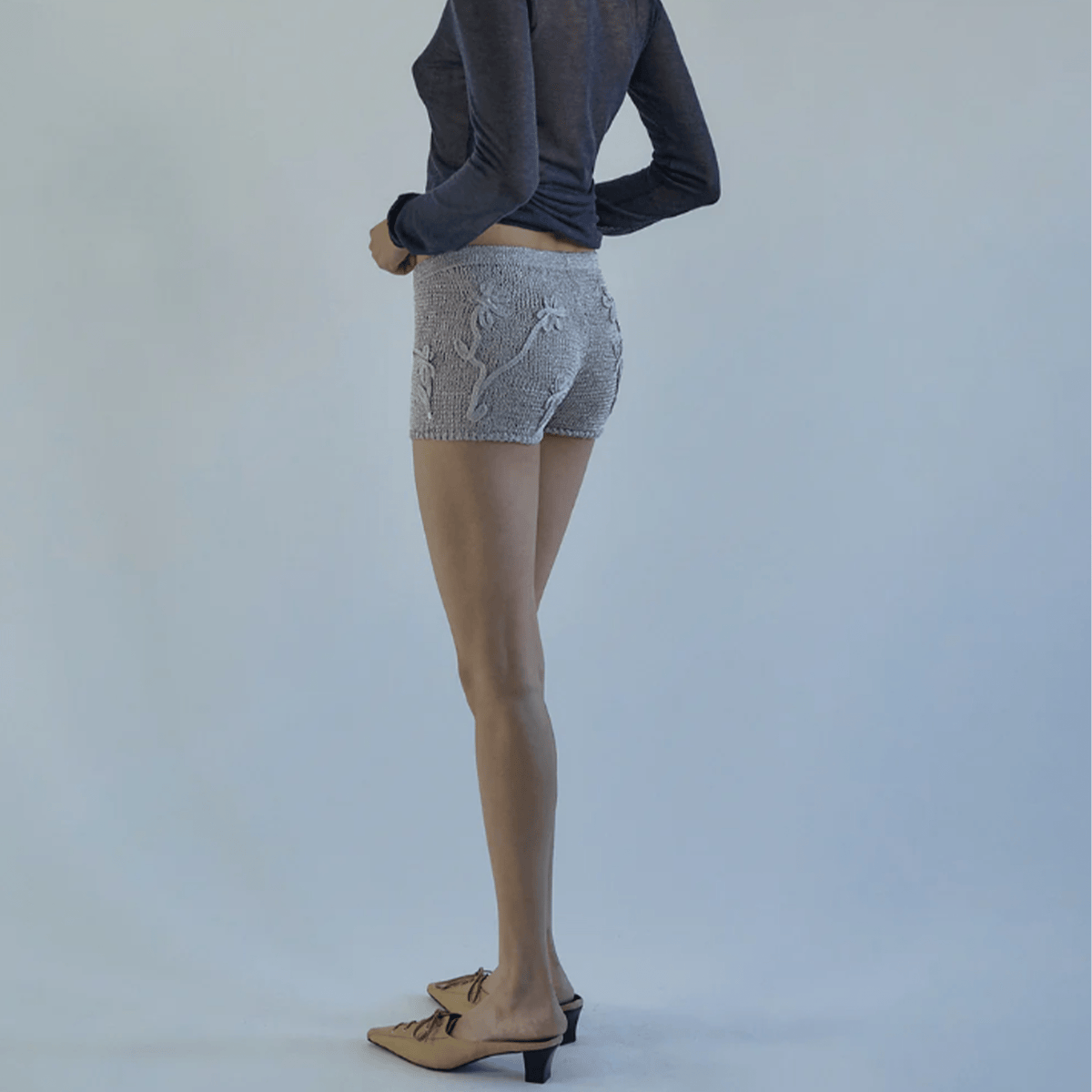 Paloma Wool Zed Shorts - Light Grey - Paloma Wool - State Of Play