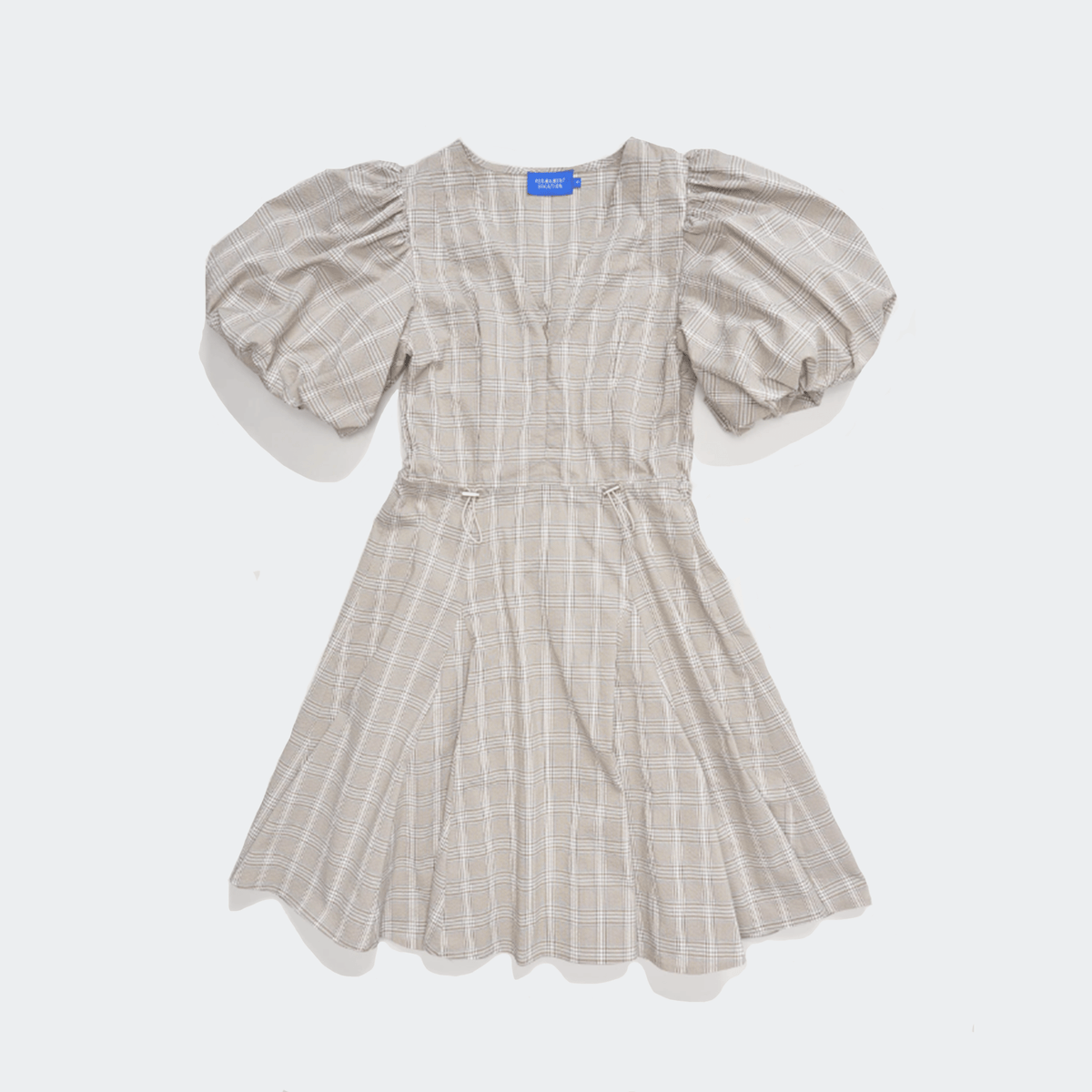 Permanent Vacation Subject Dress - Petrol Check - Permanent Vacation - State Of Play