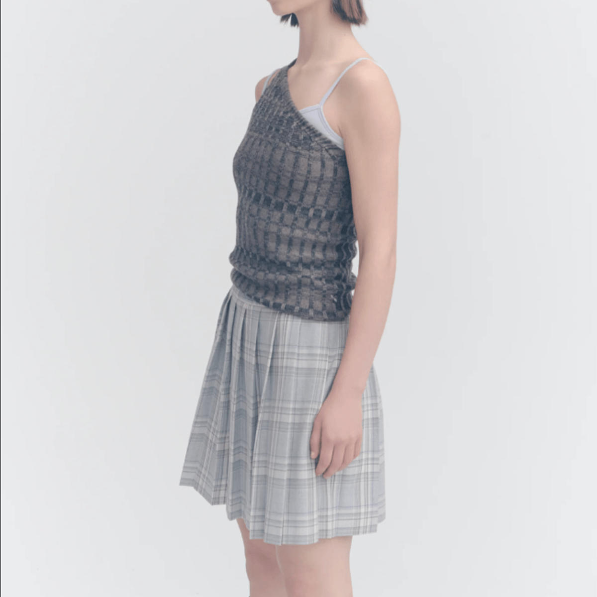 Permanent Vacation Context Pleated Skirt - Plaid - Permanent Vacation - State Of Play