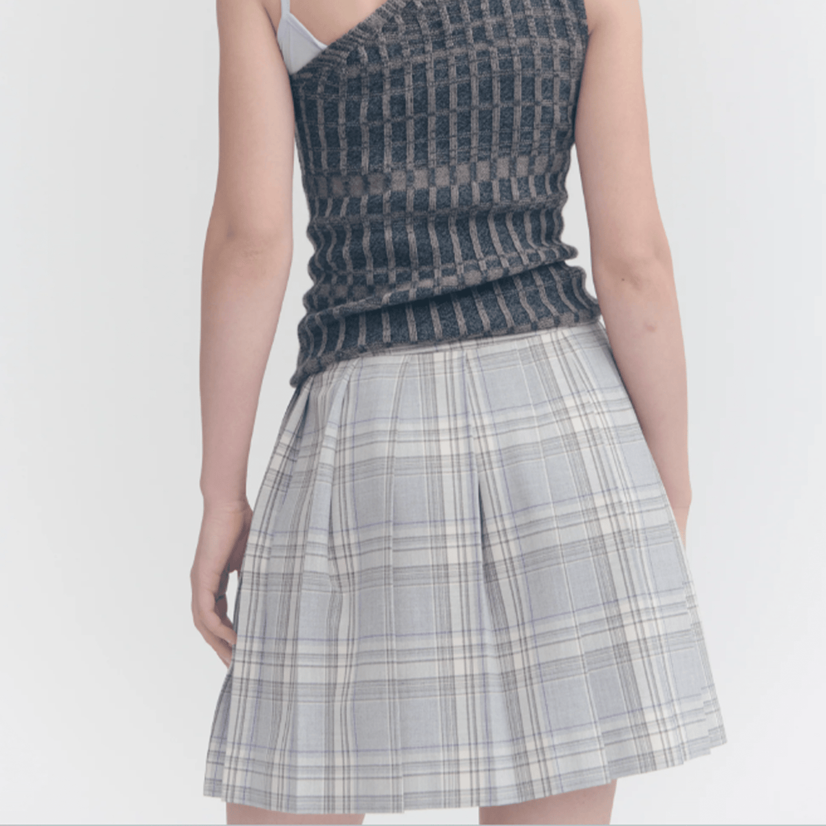 Permanent Vacation Context Pleated Skirt - Plaid - Permanent Vacation - State Of Play
