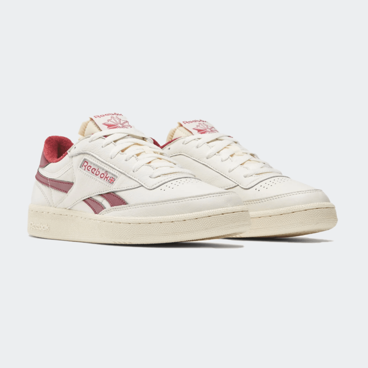 Reebok Club C Revenge Vintage - Vintage Chalk/Paper White/Burgundy - Reebok - State Of Play