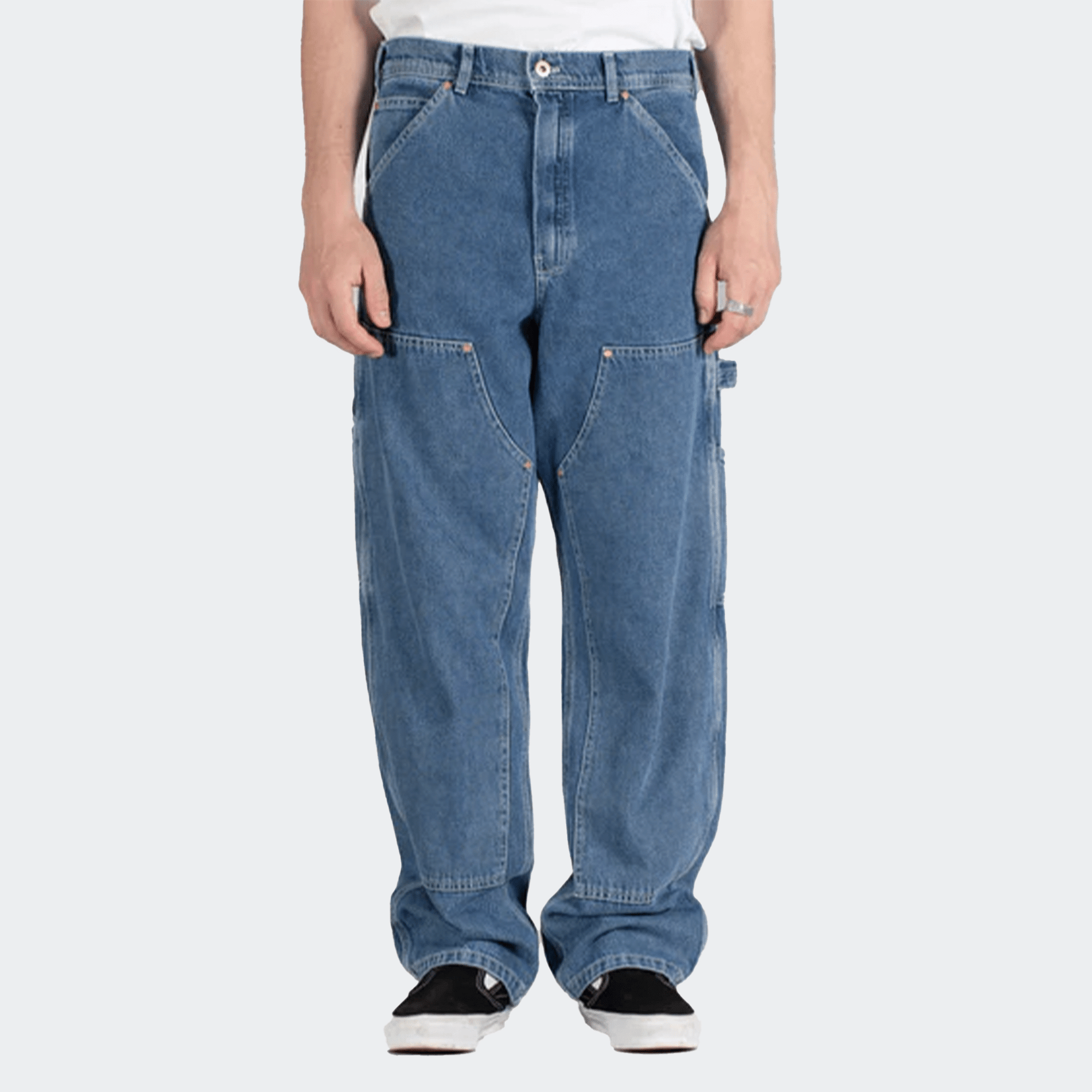 Stan Ray Double Knee Pant - Heavy Stone Wash Denim - Stan Ray - State Of Play