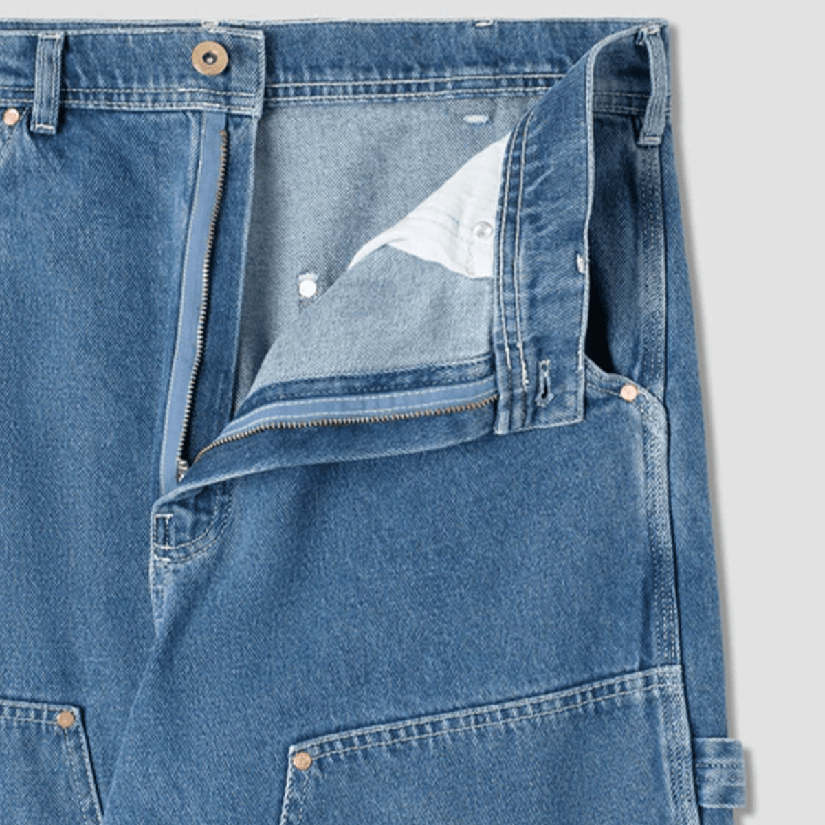 Stan Ray Double Knee Pant - Heavy Stone Wash Denim - Stan Ray - State Of Play