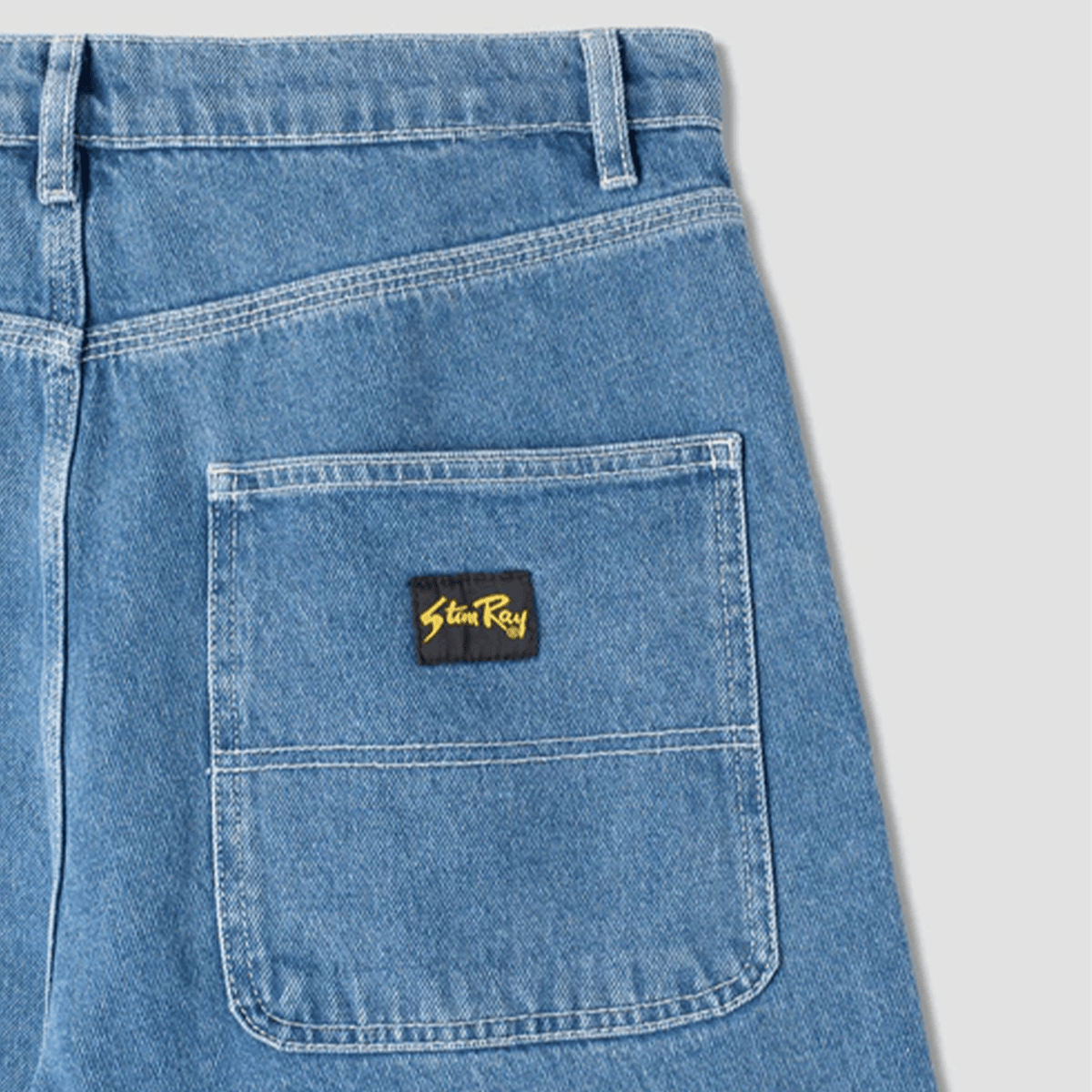 Stan Ray Double Knee Pant - Heavy Stone Wash Denim - Stan Ray - State Of Play