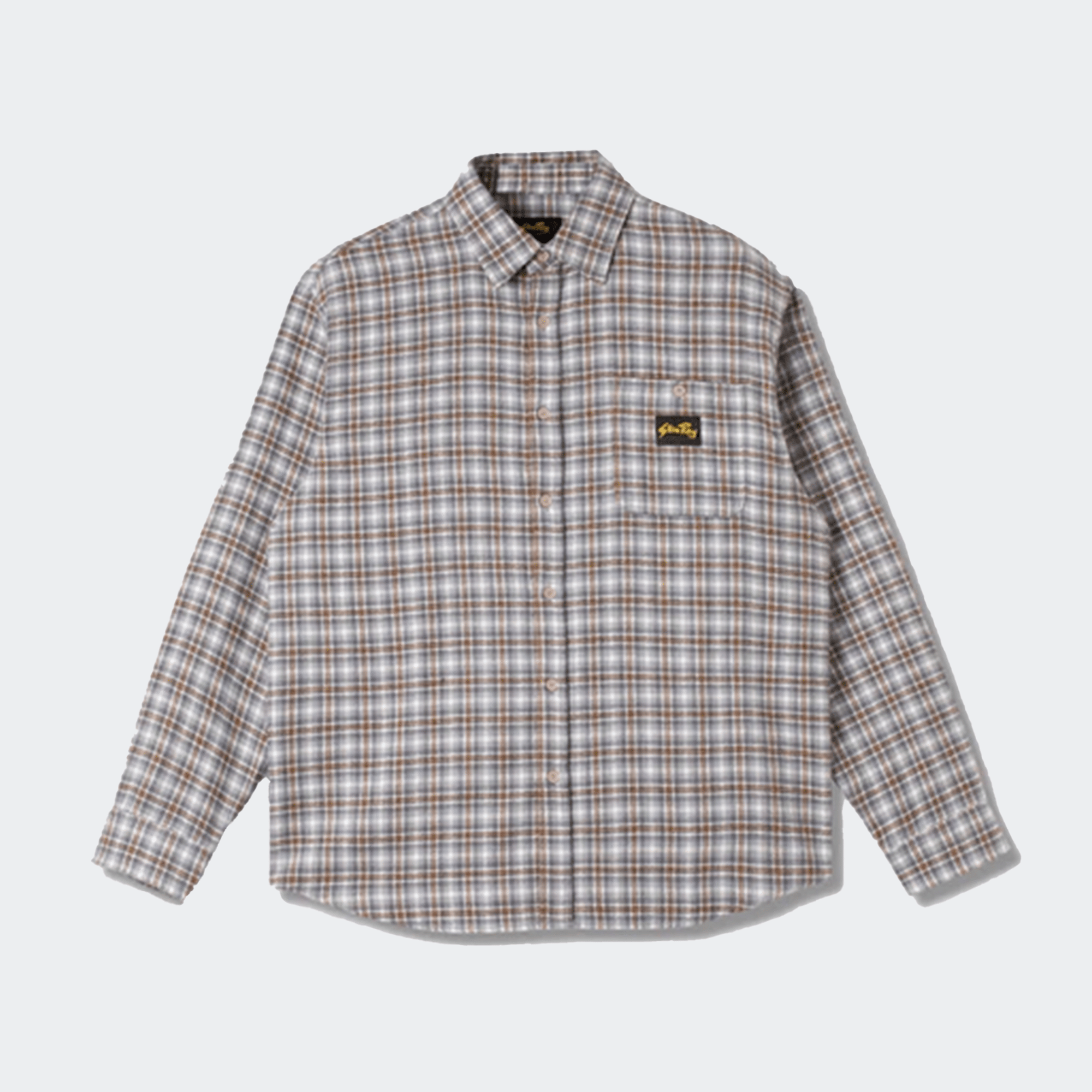 Stan Ray Flannel Shirt - Grey Plaid - Stan Ray - State Of Play