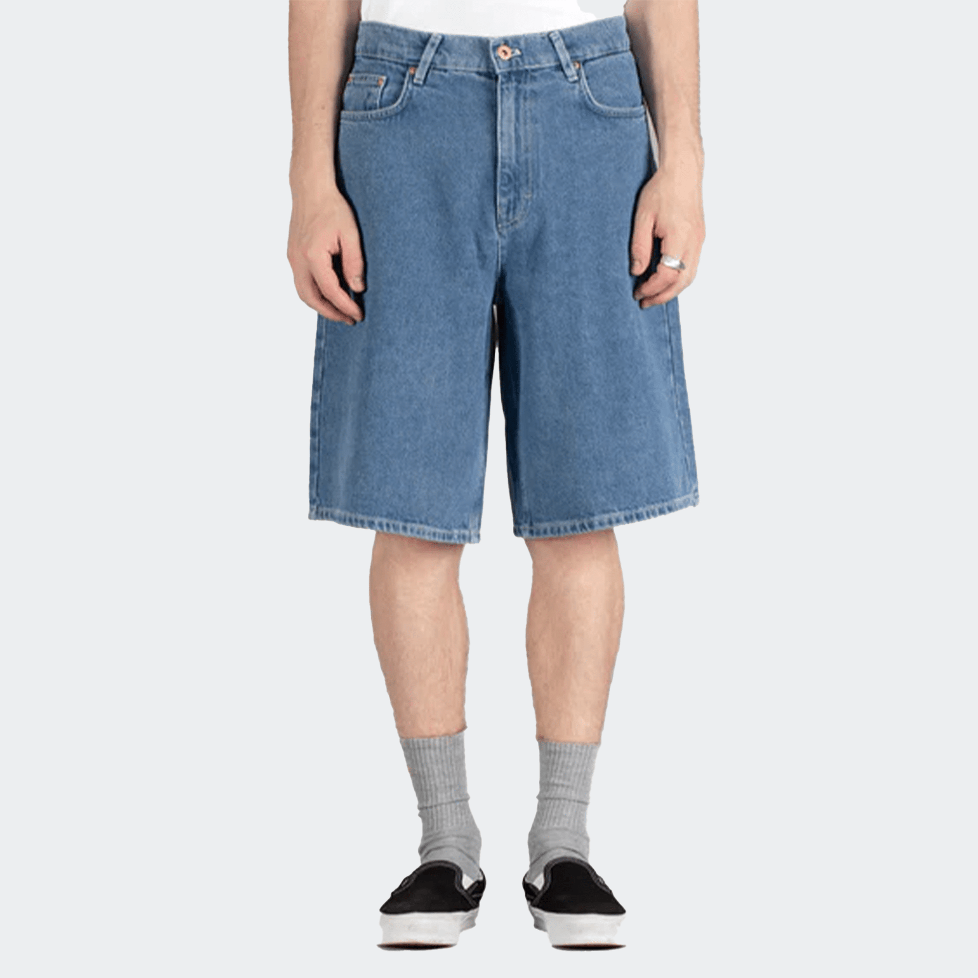 Stan Ray Wide 5 Short - Mid Stone Denim - Stan Ray - State Of Play