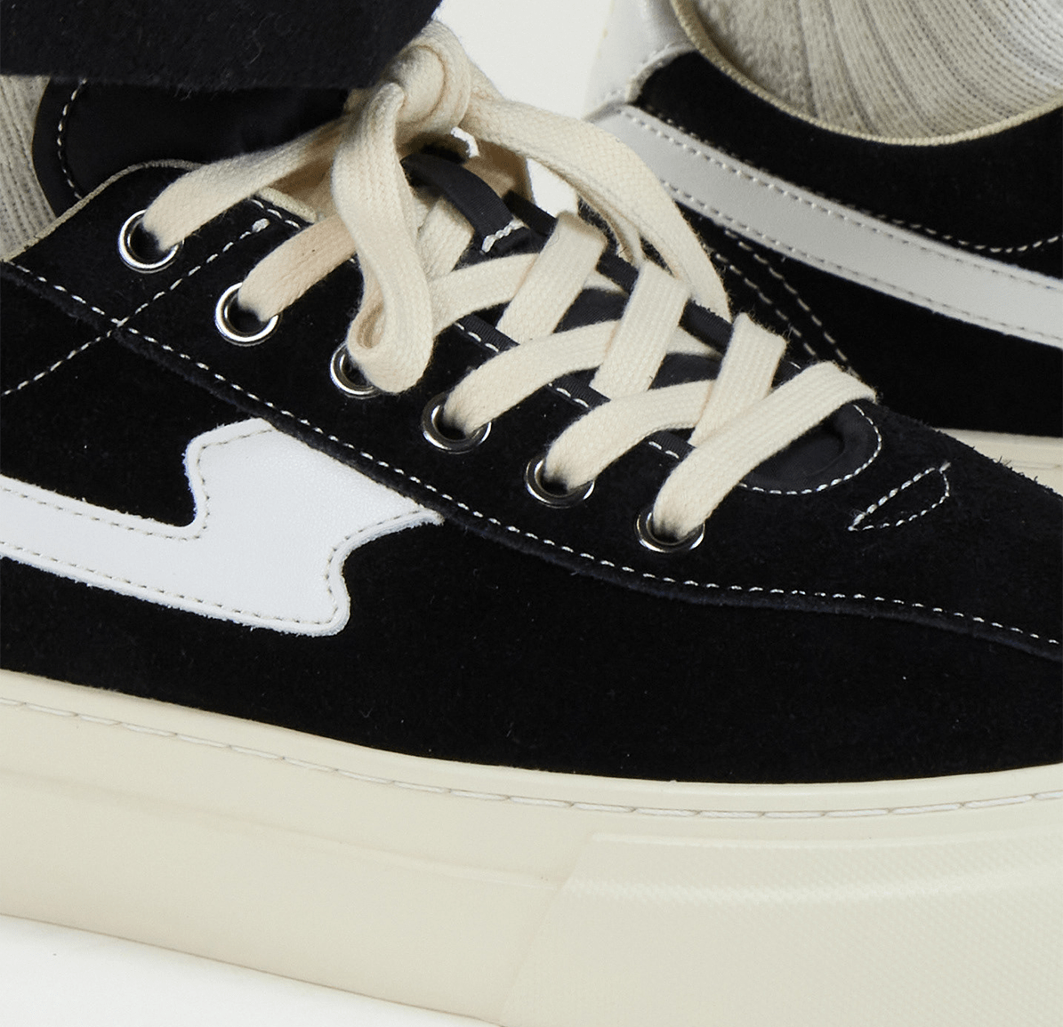 Stepney Workers Club Dellow S-Strike Cup Suede - Black/White - Stepney Workers Club - State Of Play