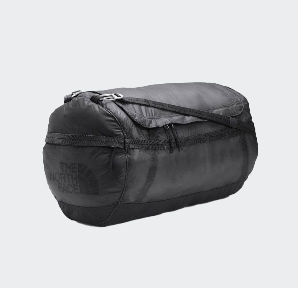 The North Face Flyweight Duffel - Asphalt Grey/TNF Black - The North Face - State Of Play