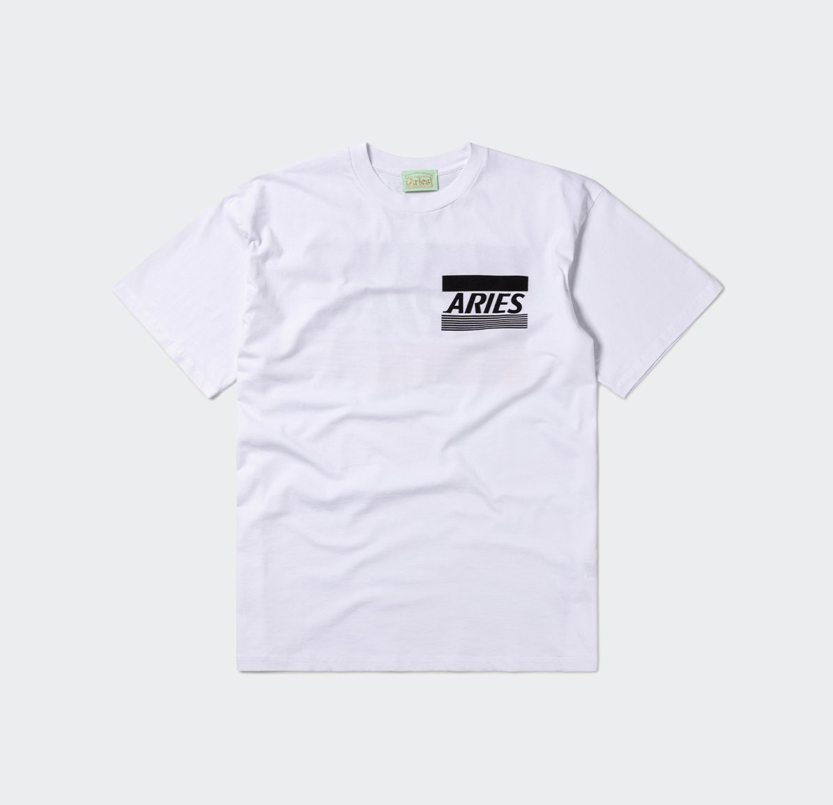 Aries Credit Card Short Sleeve Tee - White - Aries - State Of Play