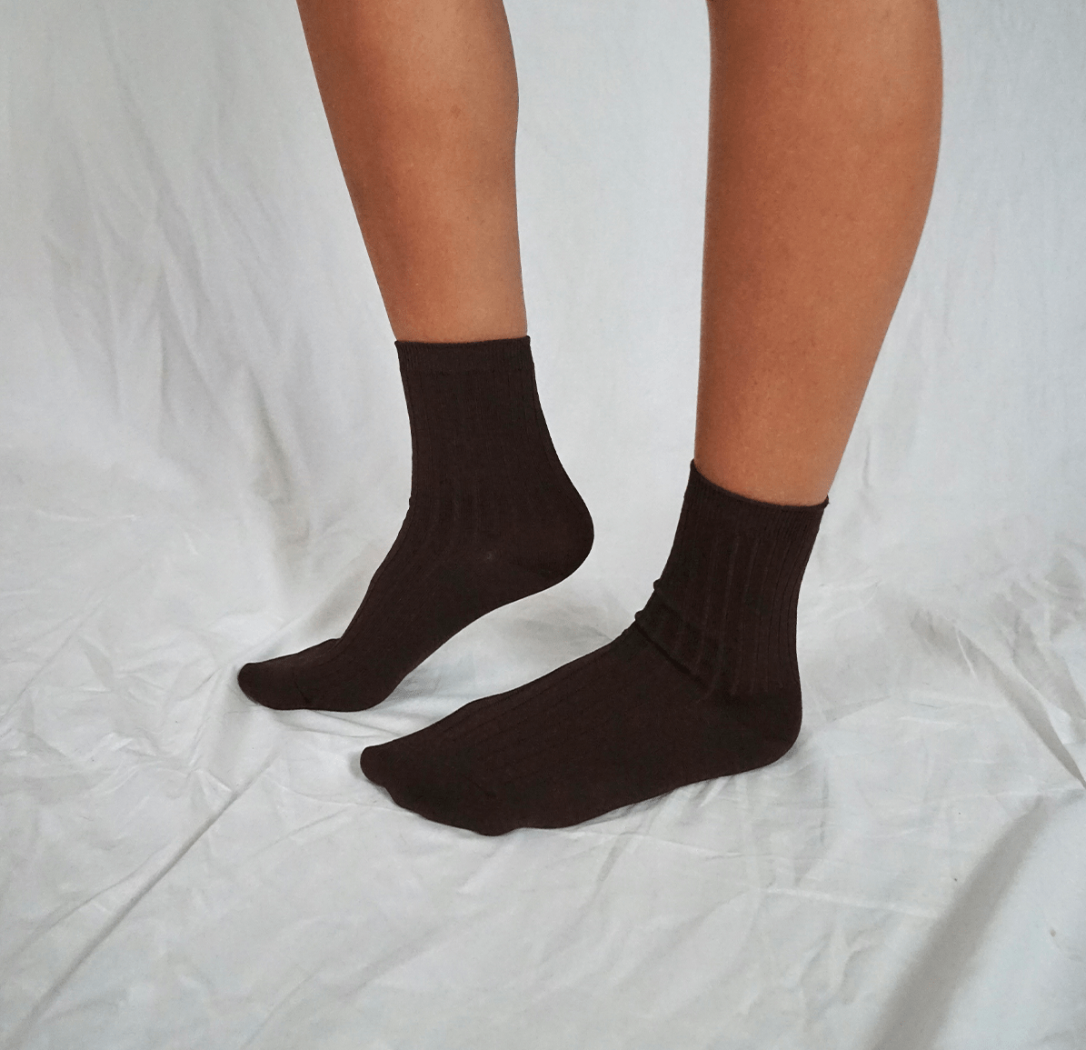 Le Bon Shoppe Her Socks MC Cotton - Cotton Coffee - Le Bon Shoppe - State Of Play