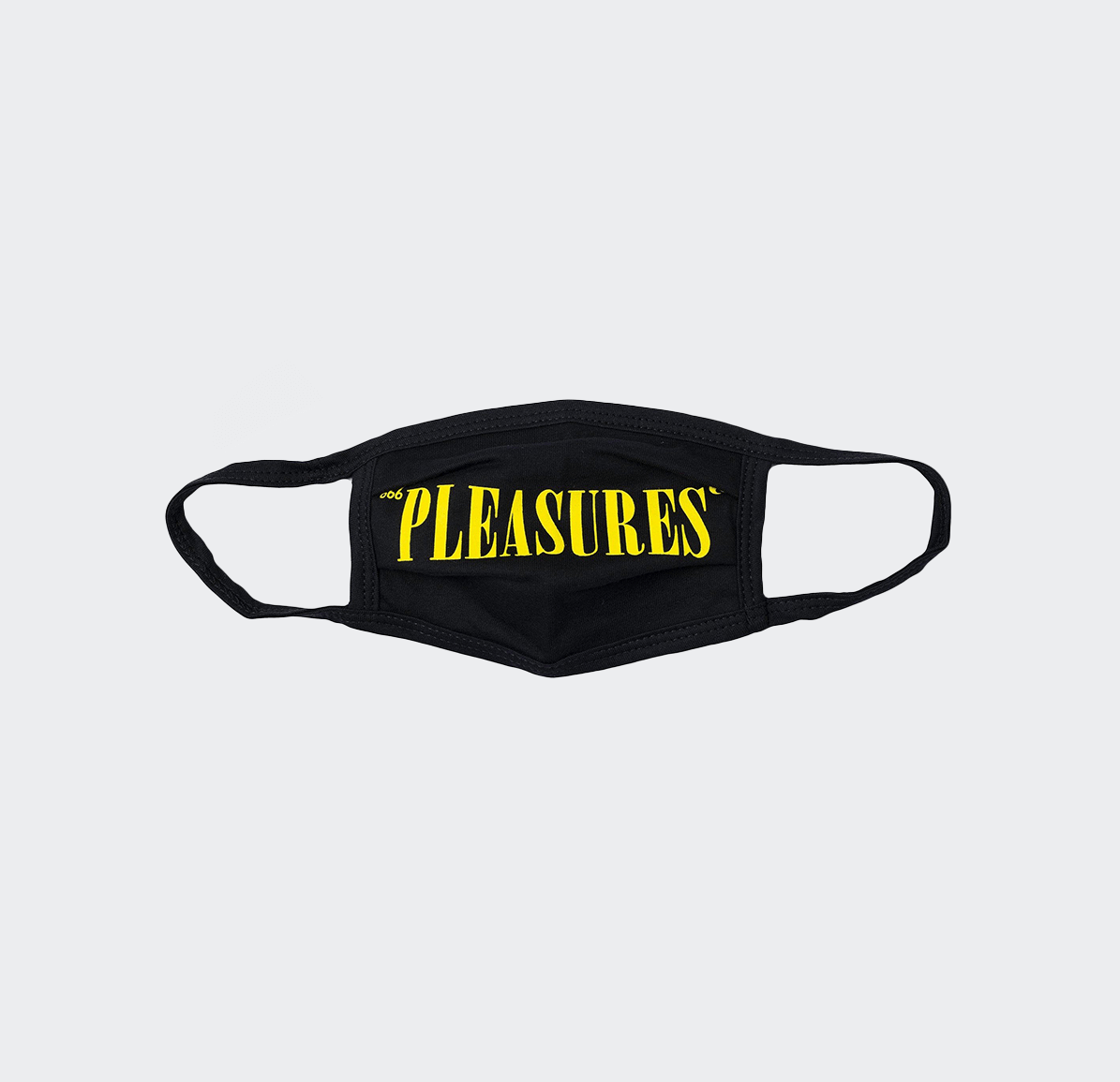 Pleasures Core Logo Face Mask - Black - Pleasures - State Of Play
